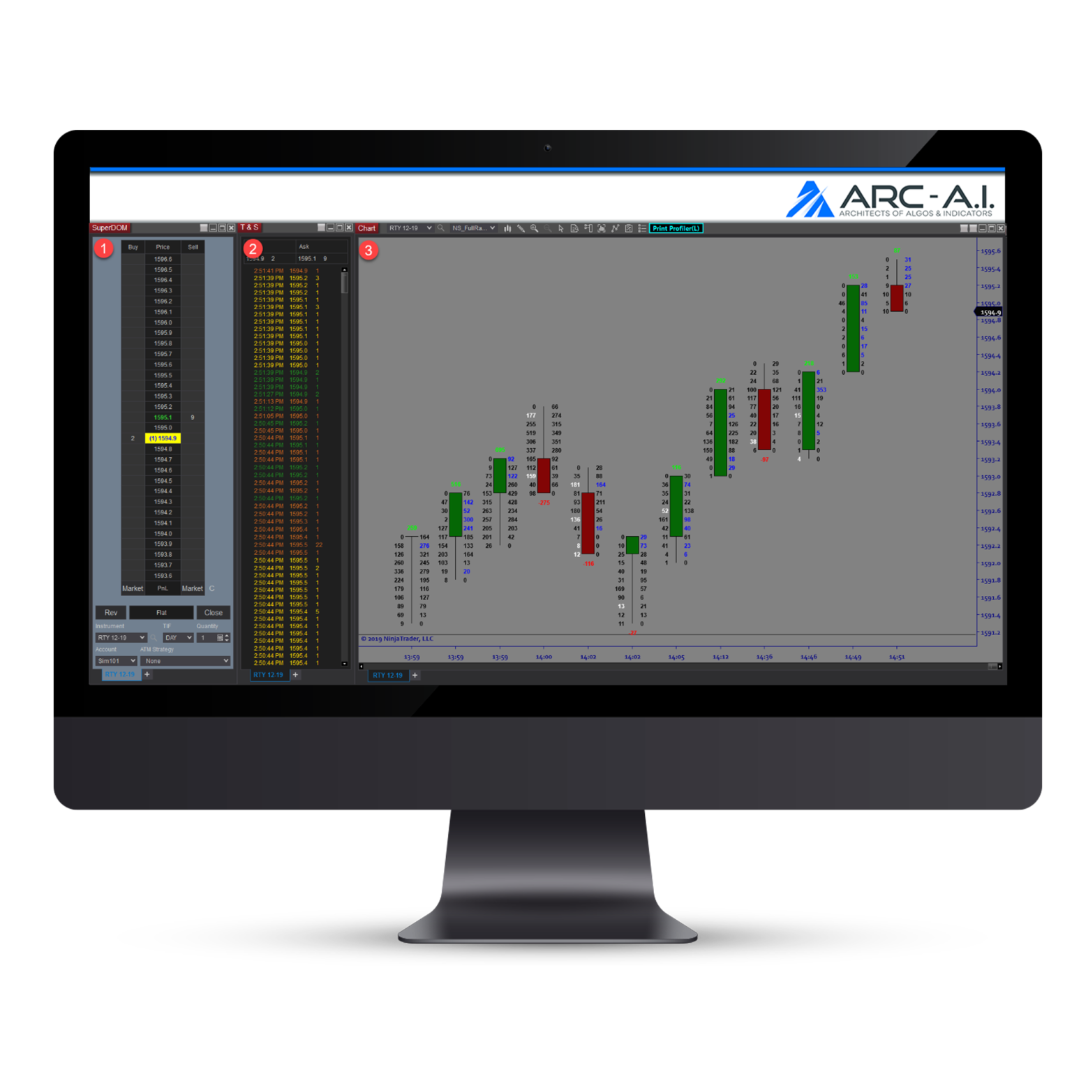 Print Profiler - Orderflow And Volume Profile Tool - Architects AI